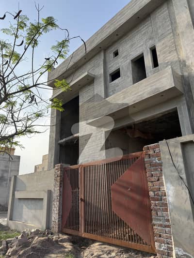 5 Marla Grey Structure House Near Theme Park
