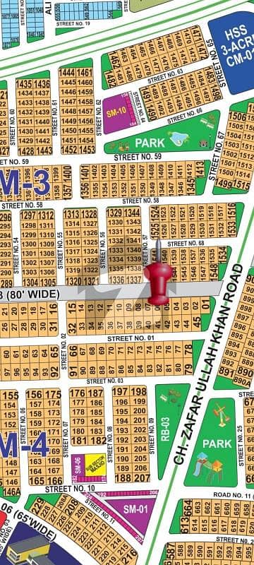 A Residential Plot Of 20 Marla In Multan