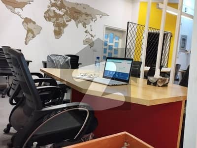 12 Marla Ground Floor Fully Furnished Office Available for Rent in Johar Town Lahore Near UMT University
