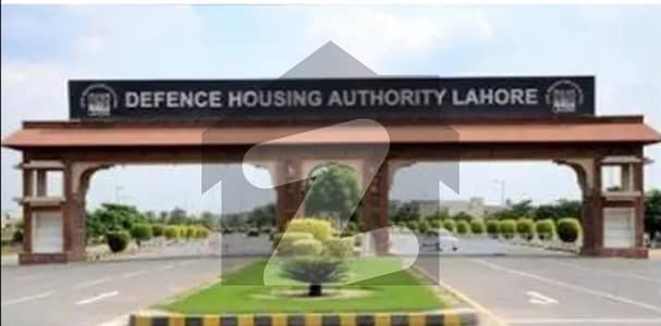 DHA Phase 8 1 Kanal Plot On (100 Ft Road ) Up For Sale