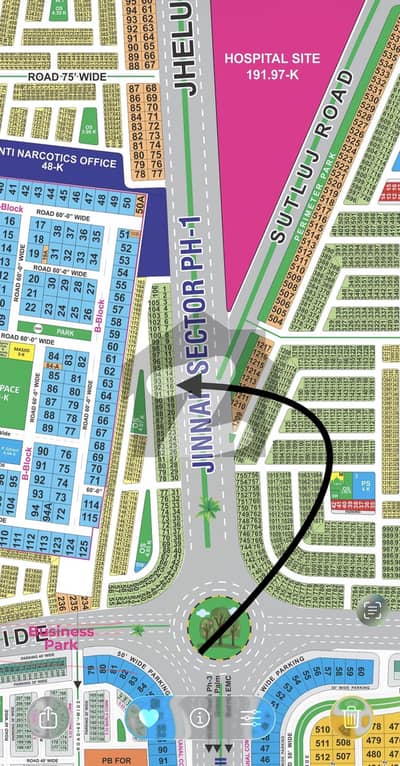 10 Marla Plot For Sale In Q Block On 300 Ft Main Road | LDA City Lahore