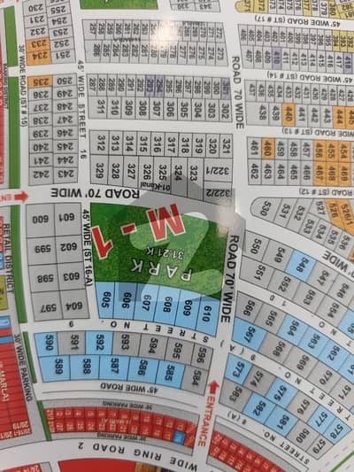 2 Kanal Plot For Sale Back Side Park Or Hot Location with High Security