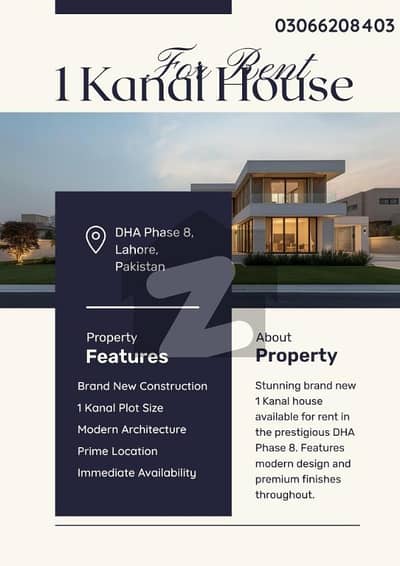 DHA Phase 1 kanal House For Rent