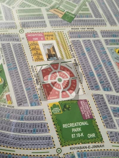 ایل ڈی اے ایوینیو لاہور میں 1 کنال کمرشل پلاٹ 2.9 کروڑ میں برائے فروخت۔