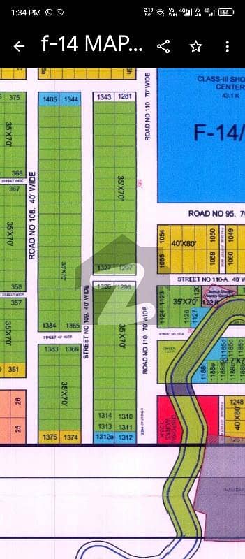 70ft wide Road Top Location Plot Available For Sale in FGEHA Sector F-14/4, Islamabad.
