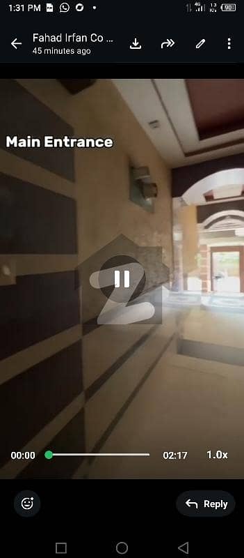 Garden East duplex apartment besetment 3 bedroom with attached bedroom lounge store room with ground floor 4 bedroom with attached bedroom drining room kitchen lounge and terrace with car parking best security no water problem near pakola masjid