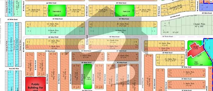 13 Marla Prime Corner Plot for Sale Etihad Town Phase 1 (C-Block) Ready for Construction!