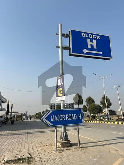 10 Marla plot is available for sale in H Block New City Phase 2