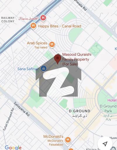 چن ون روڈ فیصل آباد میں 15 مرلہ کمرشل پلاٹ 20.8 کروڑ میں برائے فروخت۔