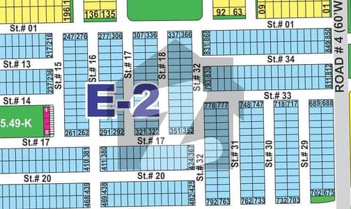 Prime Location Plot in Sector E1 Kanal with 65 ft road and Ideal for Living & Investment