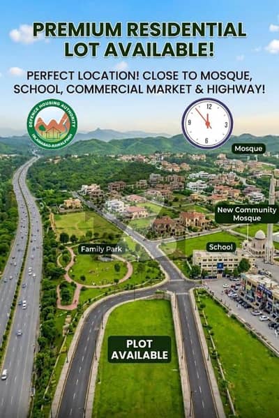 South Face Plot For Sale Dha Phase 4 Sector. A. Plot Number. 12. Road No. 1st Avenue For Sale Direct Deal With Owner Developed Plot Possessionable Plot Ready For Construction Near Park Masjid Commercial