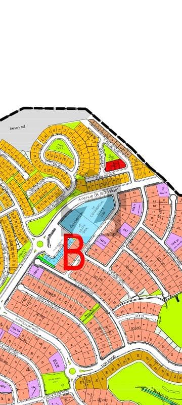 10 Marla Plot in DHA Phase 3 Rawalpindi Prime Street Location street 94