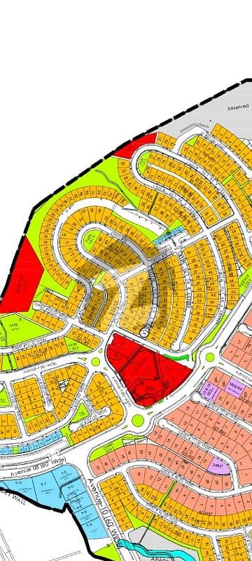 10 Marla Plot in DHA Phase 3 corner  and extra Land paid near man road