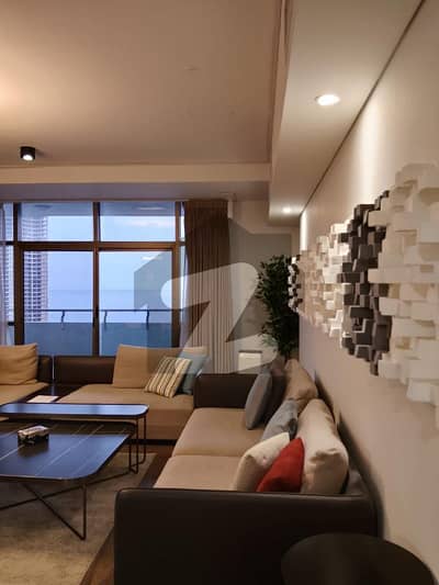 EMAAR OCEANFRONT: Sea facing Pearl Tower 2-Bedroom Furnished Apartment for Rent