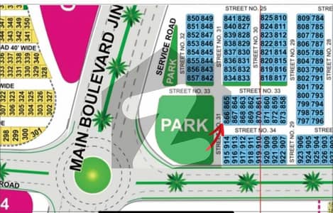 10 Marla Corner Plot Near To Main Boulevard For Sale