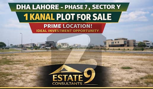 Premium 1 Kanal Plot for Sale | DHA Phase 7, Sector Y, Lahore