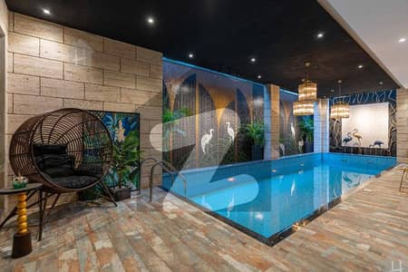 FULLY FURNISHED ONE KANAL BEAUTIFUL MODERN BUNGALOW AVAILABLE FOR SALE IN DHA 7