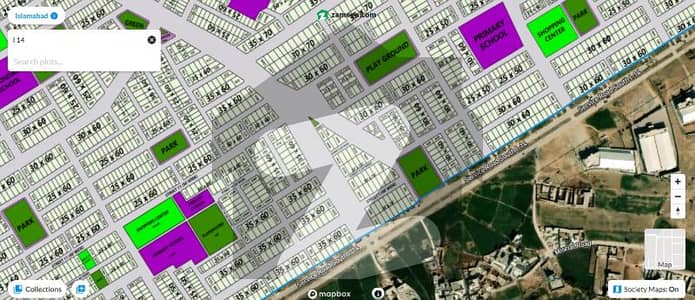 آئی ۔ 14/4 آئی ۔ 14,اسلام آباد میں 9 مرلہ رہائشی پلاٹ 2.15 کروڑ میں برائے فروخت۔