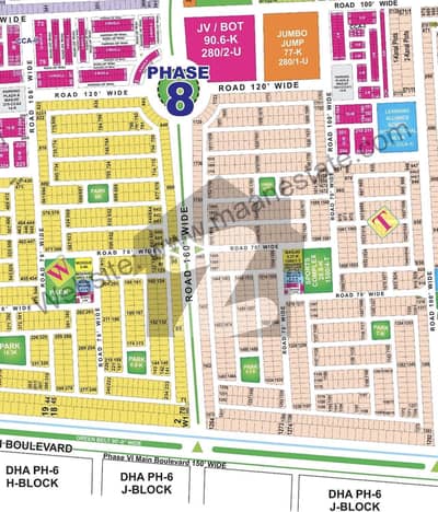 ڈی ایچ اے فیز 8 - بلاک ٹی فیز 8,ڈیفنس (ڈی ایچ اے),لاہور میں 4 کنال رہائشی پلاٹ 31.9 کروڑ میں برائے فروخت۔