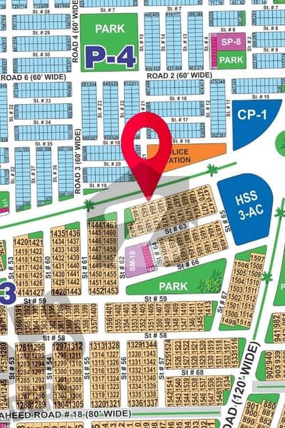 1 Kanal HoT Location 150ft Facing Plot For Sale