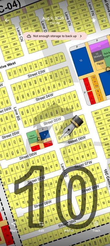 PLOT FOR SALE DHA CITY KARACHI 10 C