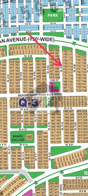 1 Kanal Plot in DHA-M On Cheap Price