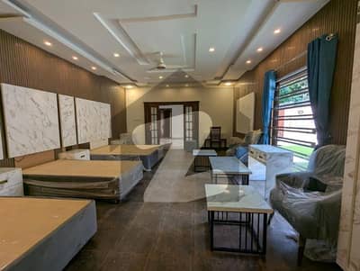 FOR RENT 2 Kanal Luxury Furnished 14 Beds Triple Storey House & Solar Panel Installed F_7/4