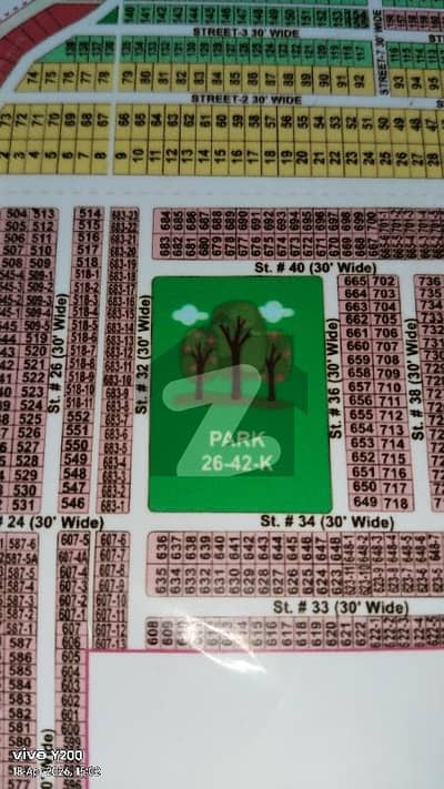 Facing park 5 Marla Residential Plot For Sale In M7 C2 Block Lake City Raiwind Road Lahore