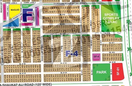 Spacious 1 Kanal Plot Build Your Luxurious Lifestyle Plot Sector F in DHA MULTAN PHASE- 1