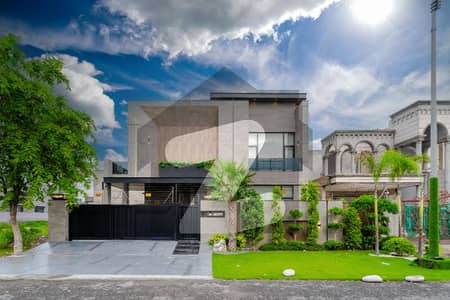 1-Kanal Contemporary Bungalow Fully Furnished 5 Bedrooms, Elegant Double-Height Lobby