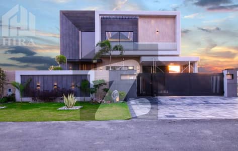 One Kanal Brand New Luxury Ultra-Modern Design Most Beautiful Bungalow For Sale At Hot Location Of Dha Lahore Near To Park &Amp; Commercial Market