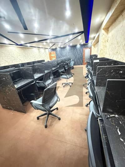 Gulshane Iqbal Stadium Road Semi Furnished Office Available For Rent