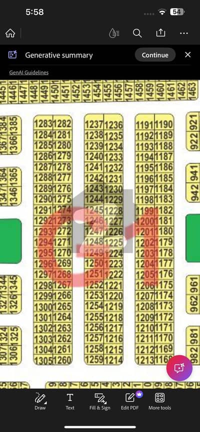 G1 Block 5 Marla plot for sale dem 38lac