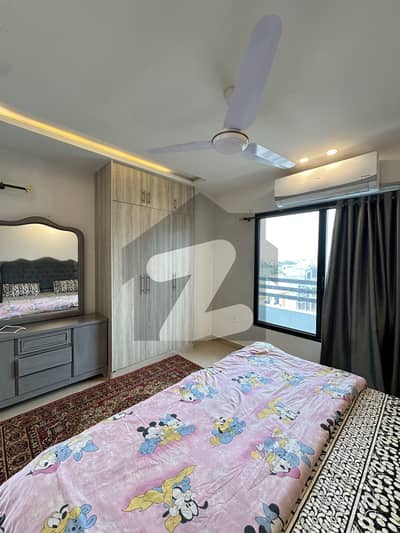 Stylish Furnished Flat in Iqbal Heights   A beautiful and cozy 1-bedroom furnished flat is now available for rent.