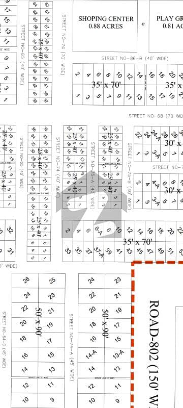 G-14/2 25x40 Lavel Plot. in Street. 75A