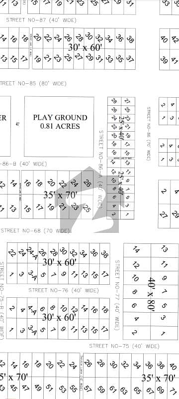 G-14/2 25x40 Park Face Gali Corner Street. 86A