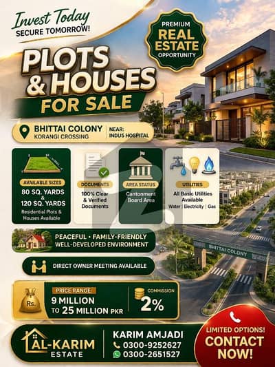 80 Sqyd Makan For Sale Contact Karim Amjadi 0300-9252627