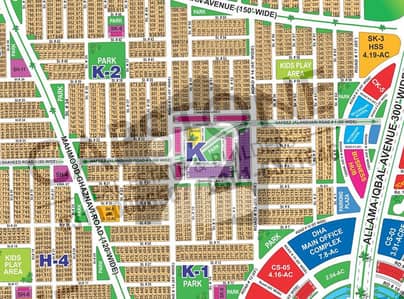 1 Kanal Prime LocationCORNER Plot Sector K, DHA Multan | Ideal for Dream Home or Investment