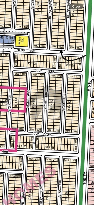 Corner, Sun Face Along With 60 Feet Road Plot @1.10 Cr In F Block, Sector B17 Islamabad.