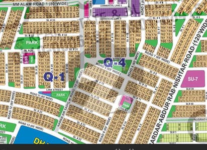 Spacious 1 Kanal Plot Build Your Luxurious Lifestyle Plot Sector Q in DHA MULTAN PHASE- 1