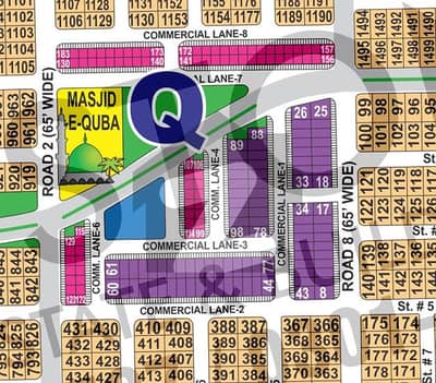 4 Marla PRIM LOCATION Commercial Plot For Sale Sector Q In DHA MULTAN Phase-1