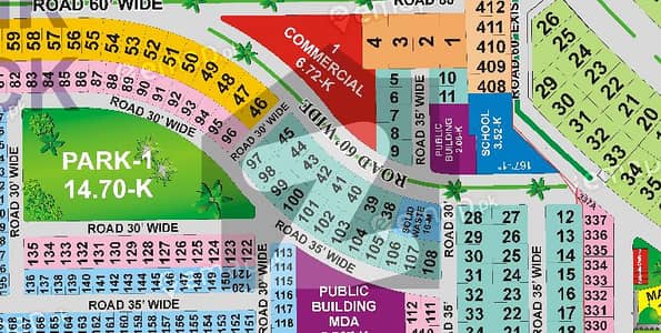 10 MARLA PLOT FOR SALE MANIK BLOCK BUCH VILLAS MULTAN