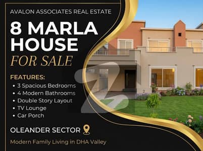 8 Marla Double Storey House For Sale In DHA Valley Oleander Sector