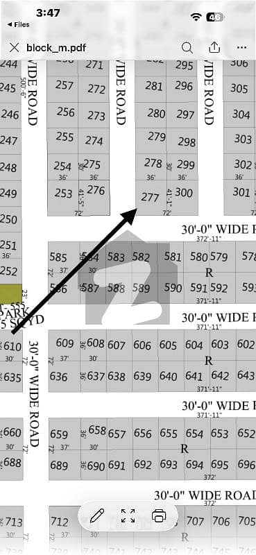 نیا ناظم آباد ۔ بلاک ایم نیا ناظم آباد,کراچی میں 6 مرلہ رہائشی پلاٹ 1.8 کروڑ میں برائے فروخت۔