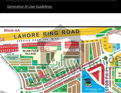 10 Marla Plot for Sale in BB Block, LDA City Lahore