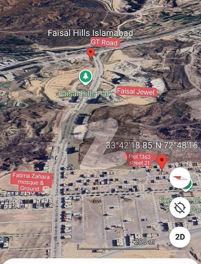 فیصل ہلز ۔ ایگزیکٹو بلاک فیصل ہلز,اسلام آباد میں 11 مرلہ رہائشی پلاٹ 1.5 کروڑ میں برائے فروخت۔