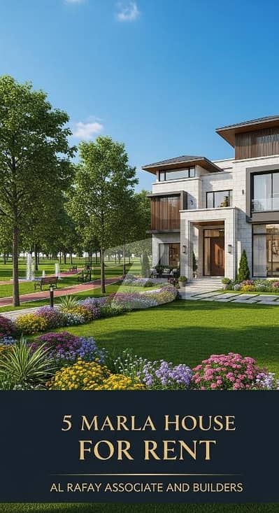 5 MARLA NEW HOUSE AVAILABLE FOR RENT IN PARK VIEW CITY LAHORE
