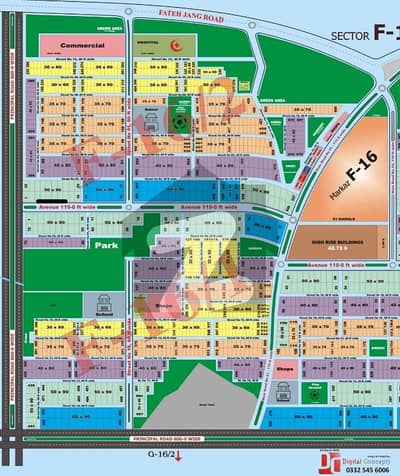 F-16/2 Double Road 1 Knal Plot For Sale