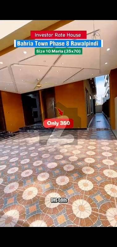 بحریہ ٹاؤن فیز 8 بحریہ ٹاؤن راولپنڈی,راولپنڈی میں 5 کمروں کا 10 مرلہ مکان 3.45 کروڑ میں برائے فروخت۔