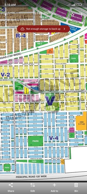 Prime 5 Marla Plot in Sector V | Plot #3332 |Corner+ Park-Facing and 65 ft road & Ideal for Home/Investment